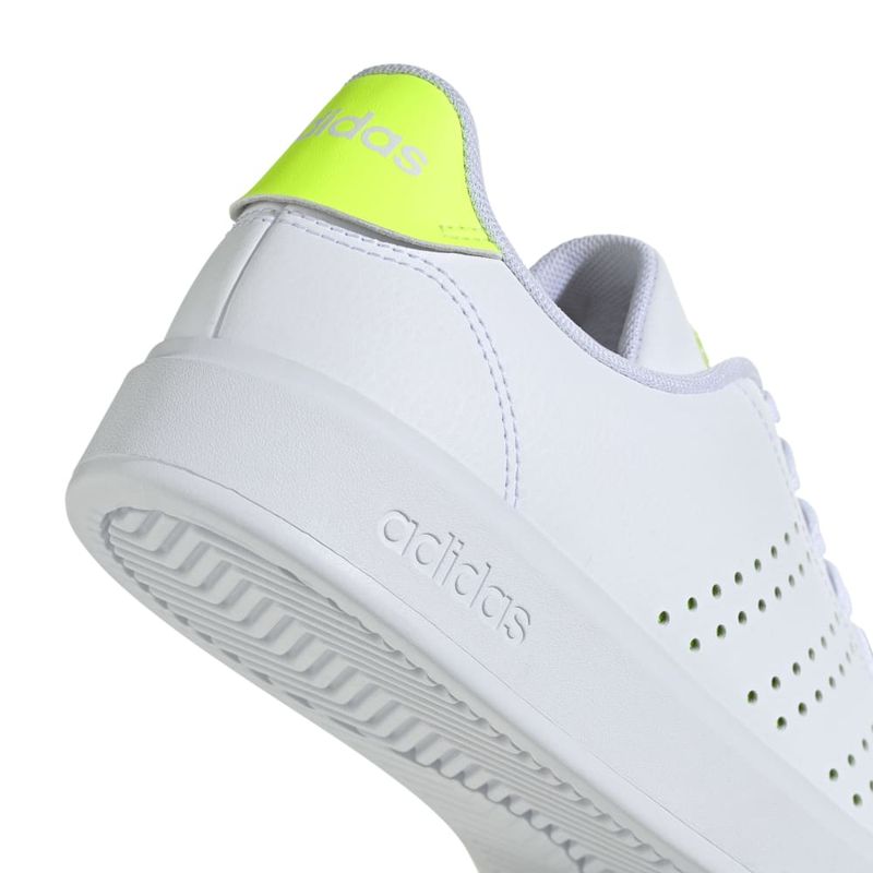 Tenis-adidas-para-mujer-Advantage-2.0-para-moda-color-blanco.-Detalle-1
