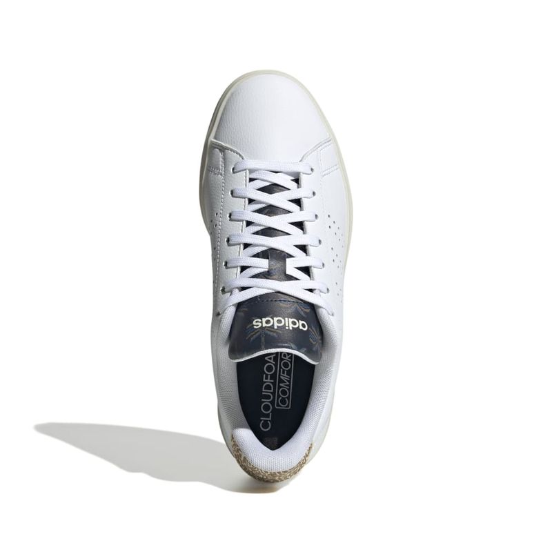 Tenis-adidas-para-mujer-Advantage-2.0-para-moda-color-blanco.-Capellada