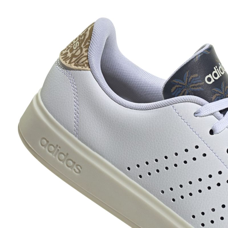 Tenis-adidas-para-mujer-Advantage-2.0-para-moda-color-blanco.-Detalle-1