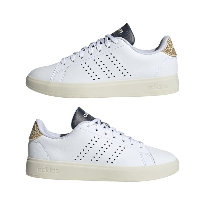 Tenis-adidas-para-mujer-Advantage-2.0-para-moda-color-blanco.-Par-Alineados