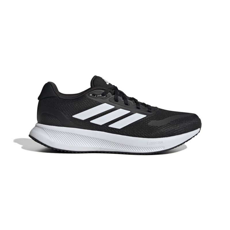 Tenis-adidas-para-hombre-Runfalcon-5-para-correr-color-negro.-Lateral-Externa-Derecha