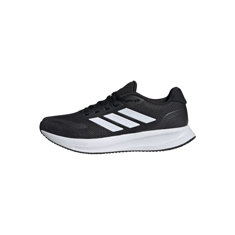 Tenis-adidas-para-hombre-Runfalcon-5-para-correr-color-negro.-Lateral-Interna-Izquierda
