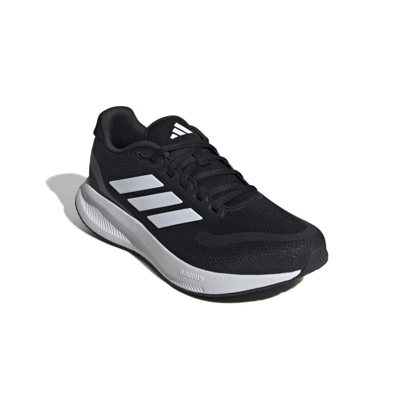Tenis-adidas-para-hombre-Runfalcon-5-para-correr-color-negro.-Par-Alineados
