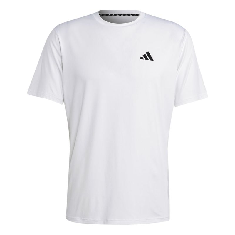 Camiseta-Manga-Corta-adidas-para-hombre-Tr-Es-Stretch-T-para-entrenamiento-color-blanco.-Frente-Sin-Modelo