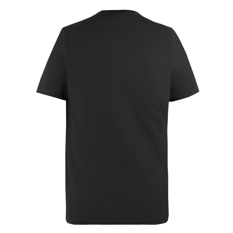 Camiseta-Manga-Corta-adidas-para-mujer-W-Small-Logo-T-para-moda-color-negro.-Reverso-Sin-Modelo