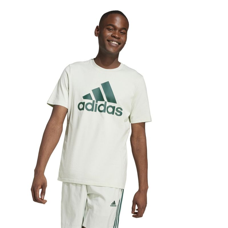 Camiseta adidas hombre verde online