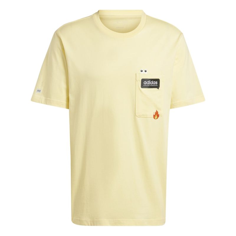 Camiseta amarilla adidas hombre on sale