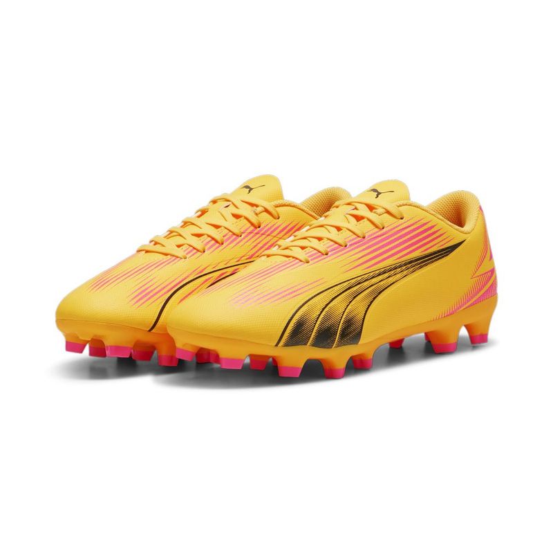 Guayos-puma-para-hombre-Ultra-Play-Fg-Ag-para-futbol-color-naranja.-Par-Alineados