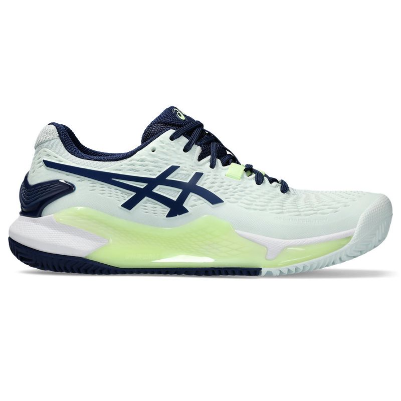 Tenis-asics-para-mujer-Gel-Resolution-9-Clay-para-tenis-color-azul.-Lateral-Externa-Derecha