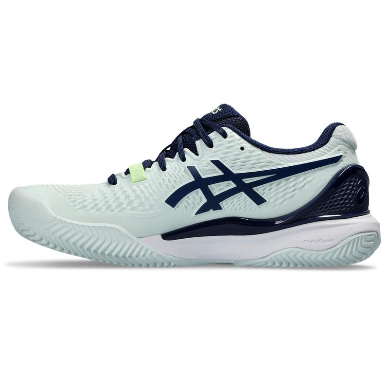 Tenis-asics-para-mujer-Gel-Resolution-9-Clay-para-tenis-color-azul.-Lateral-Externa-Izquierda