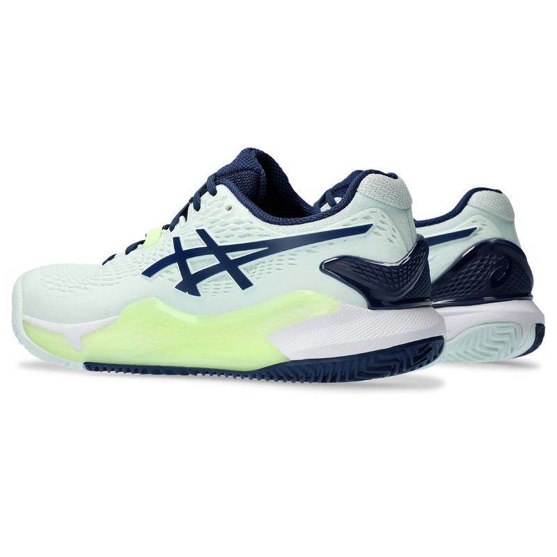 Tenis-asics-para-mujer-Gel-Resolution-9-Clay-para-tenis-color-azul.-Detalle-1