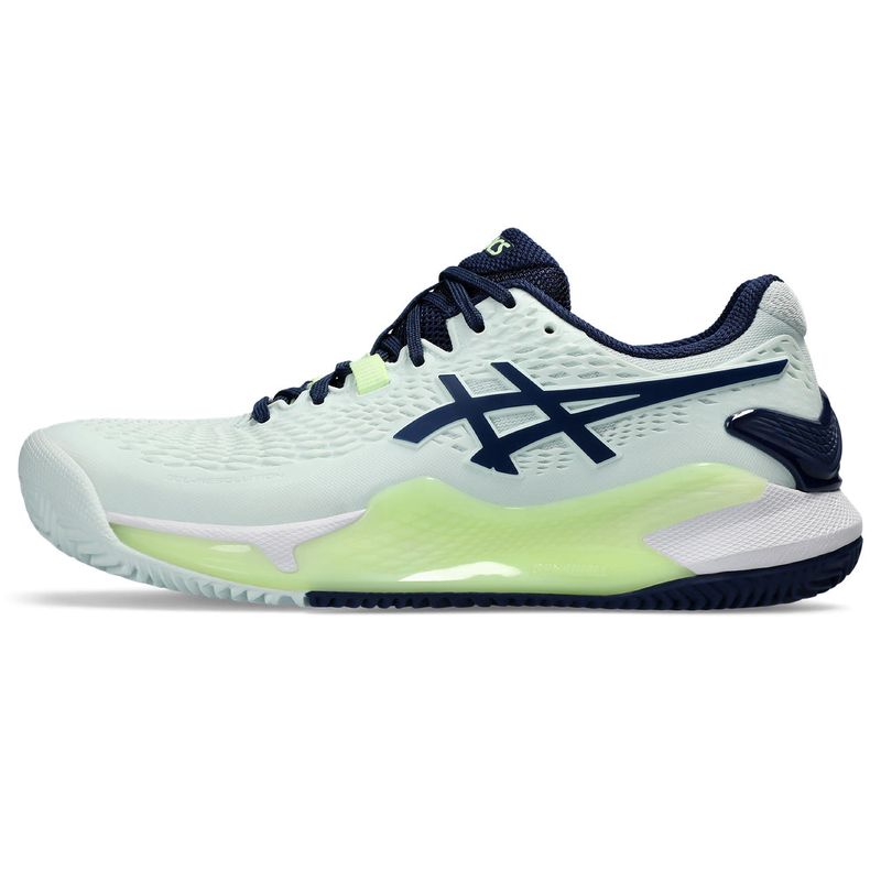 Tenis-asics-para-mujer-Gel-Resolution-9-Clay-para-tenis-color-azul.-Lateral-Externa-Derecha