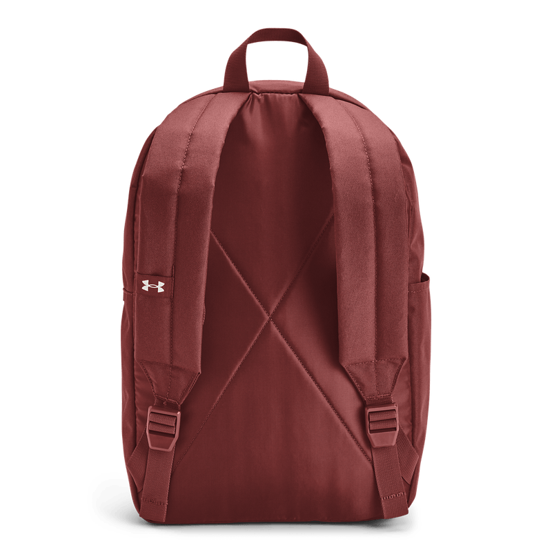 Morral-under-armour-para-hombre-Loudon-Lite-Backpack-para-entrenamiento-color-rojo.-Reverso-Sin-Modelo