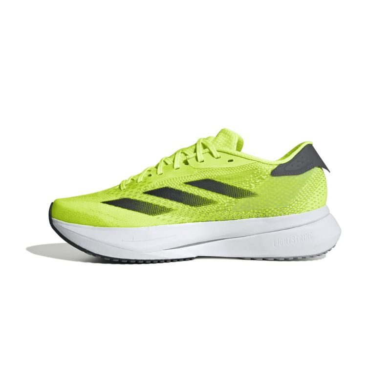 Tenis-adidas-para-hombre-Adizero-Sl2-M-para-correr-color-verde.-Lateral-Interna-Izquierda