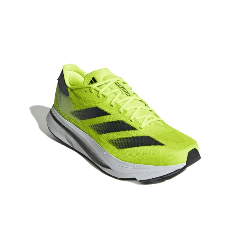 Tenis-adidas-para-hombre-Adizero-Sl2-M-para-correr-color-verde.-Par-Alineados