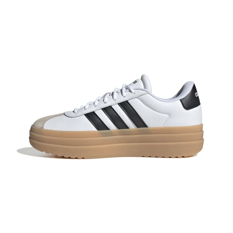 Tenis-adidas-para-mujer-Vl-Court-Bold-para-moda-color-blanco.-Lateral-Interna-Izquierda
