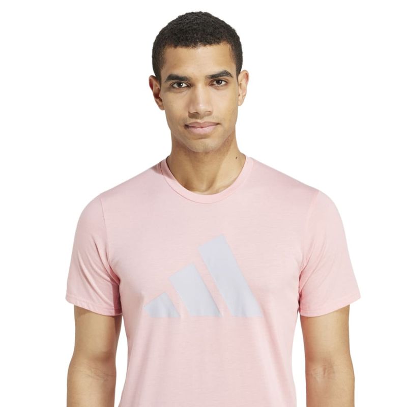 Camiseta-Manga-Corta-adidas-para-hombre-Tr-Es-Fr-Logo-T-para-entrenamiento-color-rosado.-Detalle-3