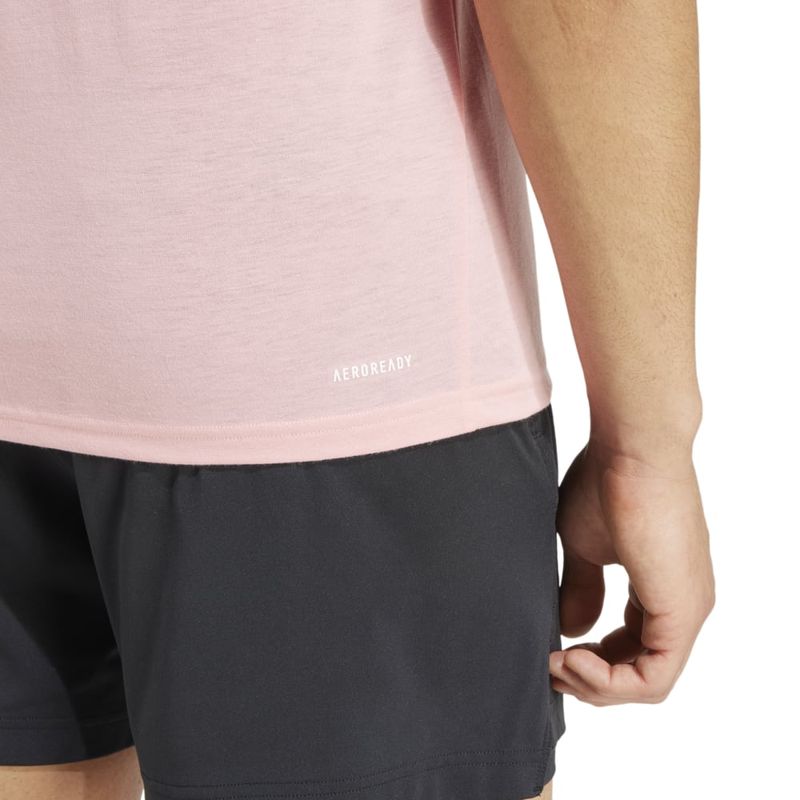 Camiseta-Manga-Corta-adidas-para-hombre-Tr-Es-Fr-Logo-T-para-entrenamiento-color-rosado.-Detalle-2