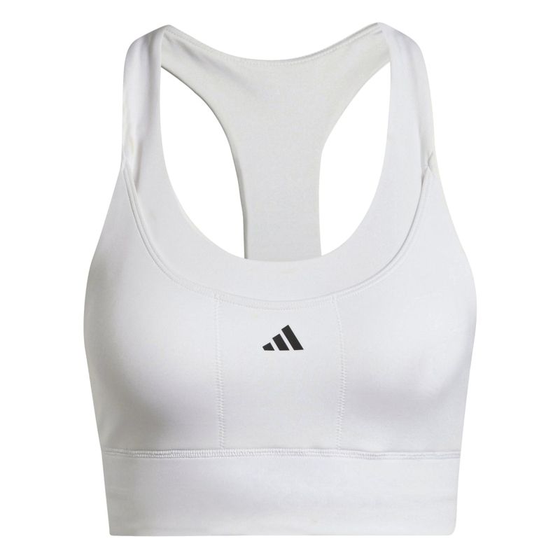 Top-adidas-para-mujer-Run-Ms-Pkt-Bra-para-entrenamiento-color-blanco.-Frente-Sin-Modelo