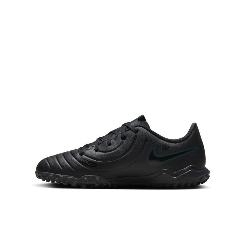 Guayos-nike-para-niño-Jr-Legend-10-Club-Tf-para-futbol-color-negro.-Lateral-Interna-Derecha