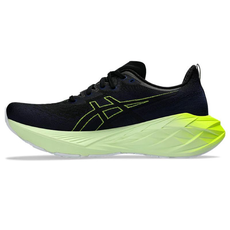 Tenis-asics-para-hombre-Novablast-4-para-correr-color-amarillo.-Lateral-Externa-Izquierda
