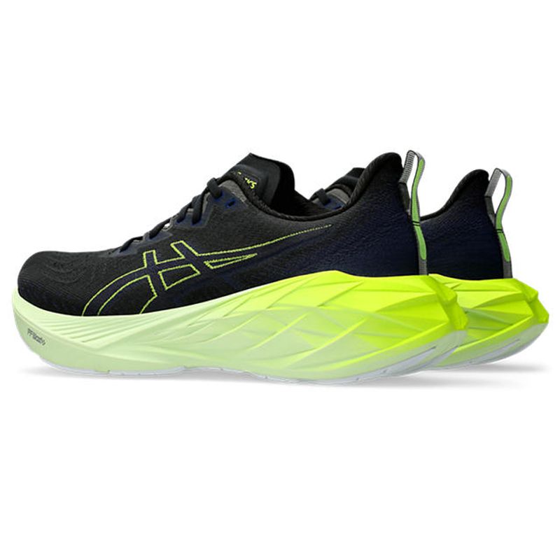 Tenis-asics-para-hombre-Novablast-4-para-correr-color-amarillo.-Detalle-1