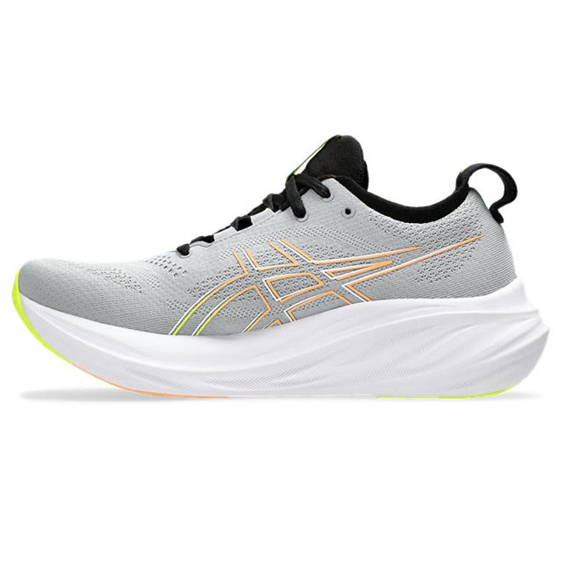 Tenis-asics-para-hombre-Gel-Nimbus-26-para-correr-color-gris.-Lateral-Externa-Izquierda