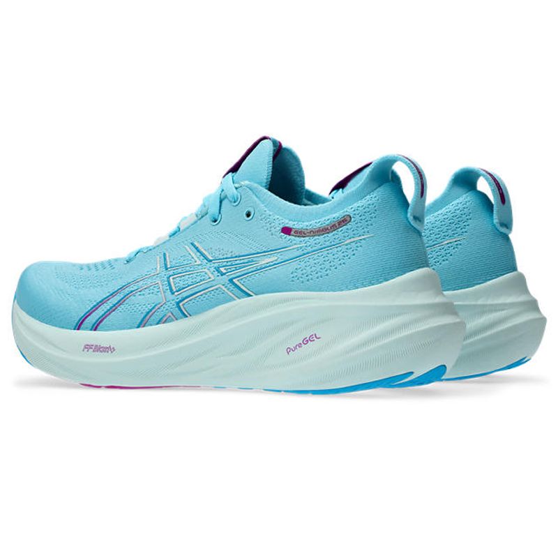 Tenis-asics-para-mujer-Gel-Nimbus-26-para-correr-color-azul.-Detalle-1