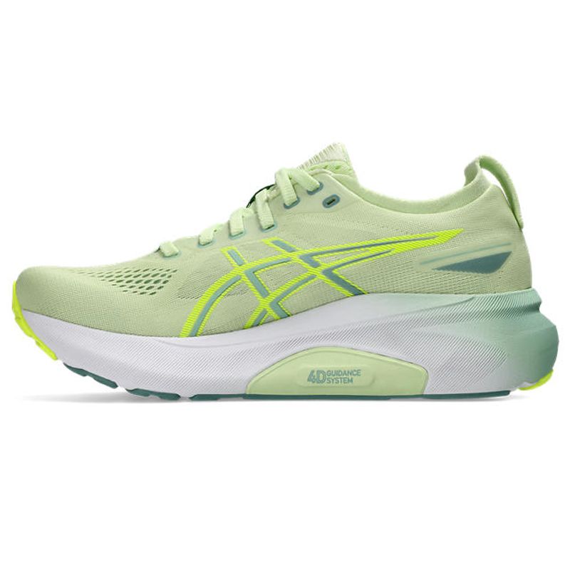 Tenis-asics-para-mujer-Gel-Kayano-31-para-correr-color-verde.-Lateral-Externa-Izquierda