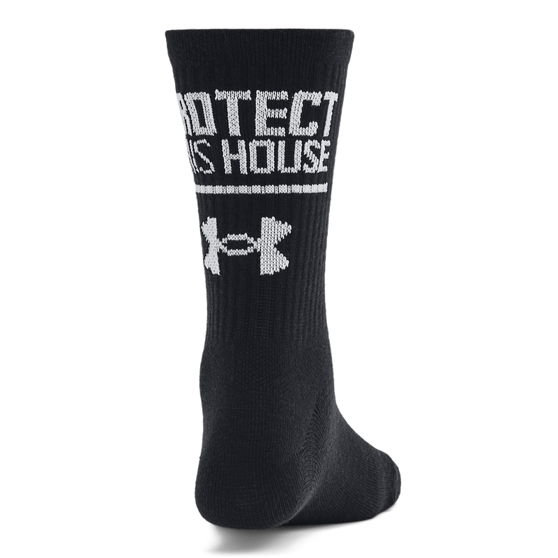 Medias-under-armour-para-mujer-Ua-Essential-Nv-Mid-Crew-3Pk-para-entrenamiento-color-negro.-Reverso-Sin-Modelo