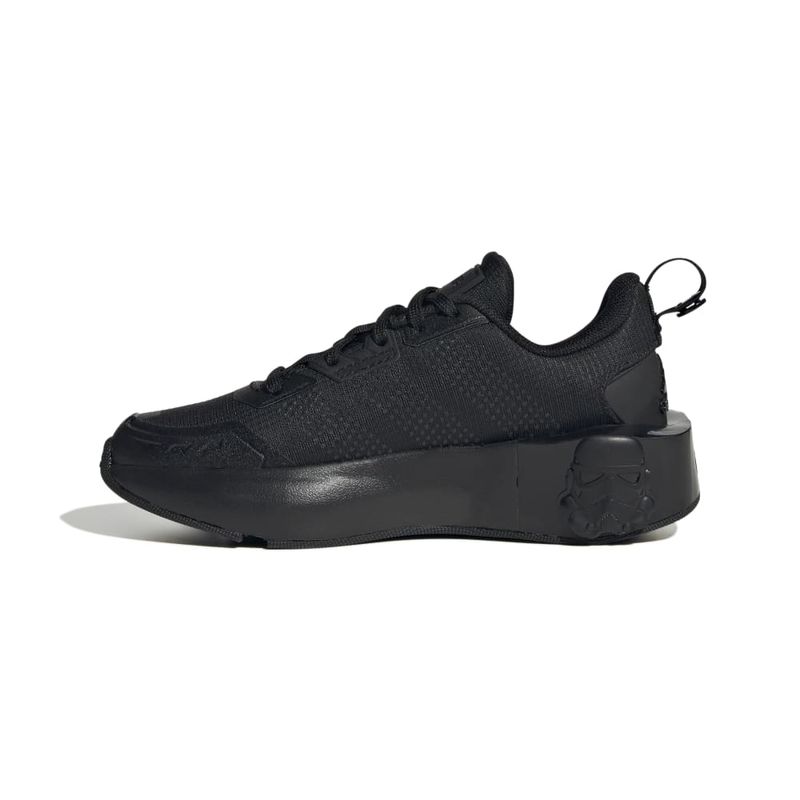 Tenis-adidas-para-niño-Star-Wars-Runner-K-para-correr-color-negro.-Lateral-Interna-Izquierda