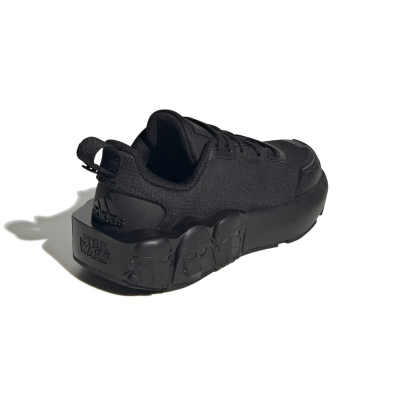 Tenis-adidas-para-niño-Star-Wars-Runner-K-para-correr-color-negro.-Talon