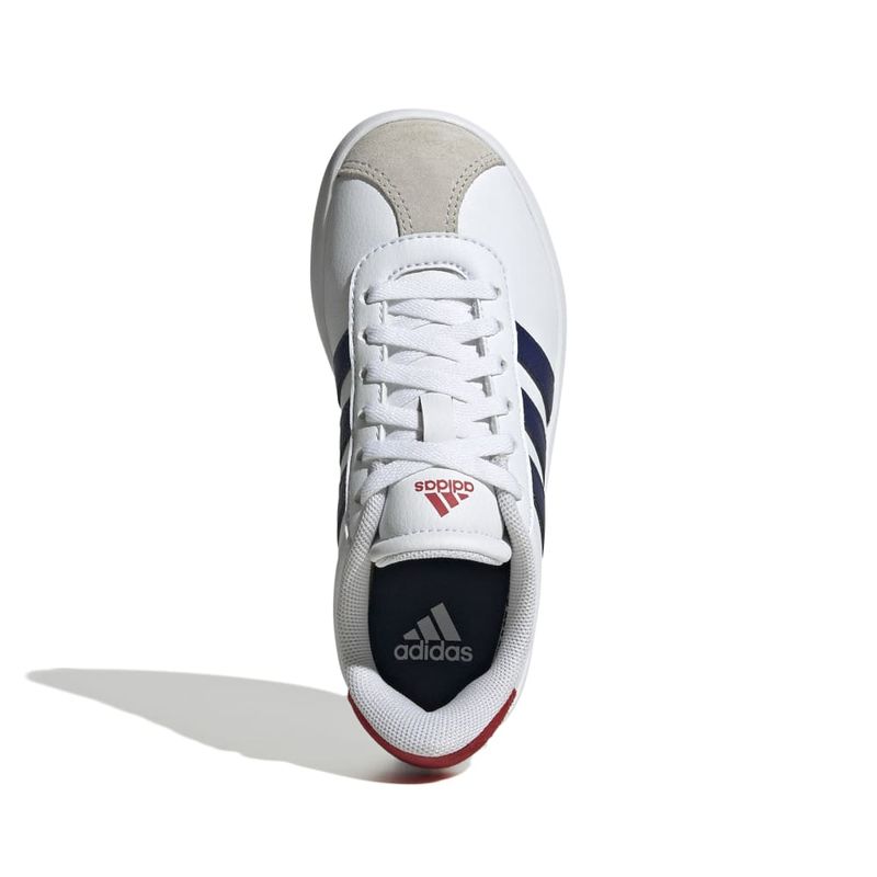 Tenis-adidas-para-niño-Vl-Court-3.0-K-para-moda-color-blanco.-Capellada