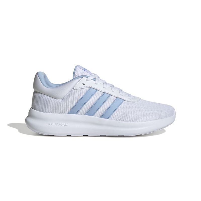 Tenis-adidas-para-mujer-Lite-Racer-4.0-para-moda-color-blanco.-Lateral-Externa-Derecha