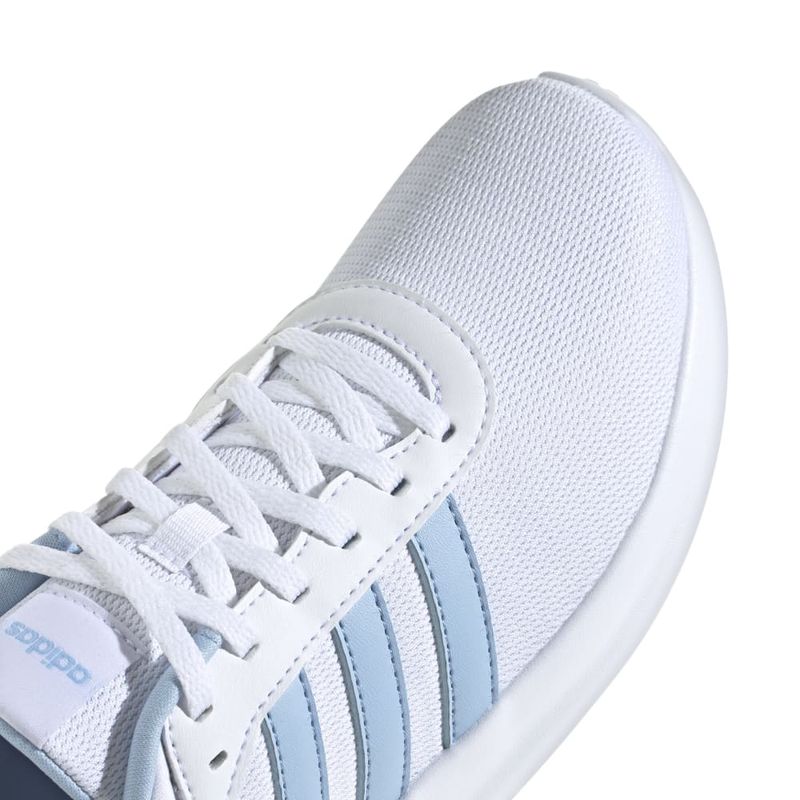 Tenis-adidas-para-mujer-Lite-Racer-4.0-para-moda-color-blanco.-Detalle-2
