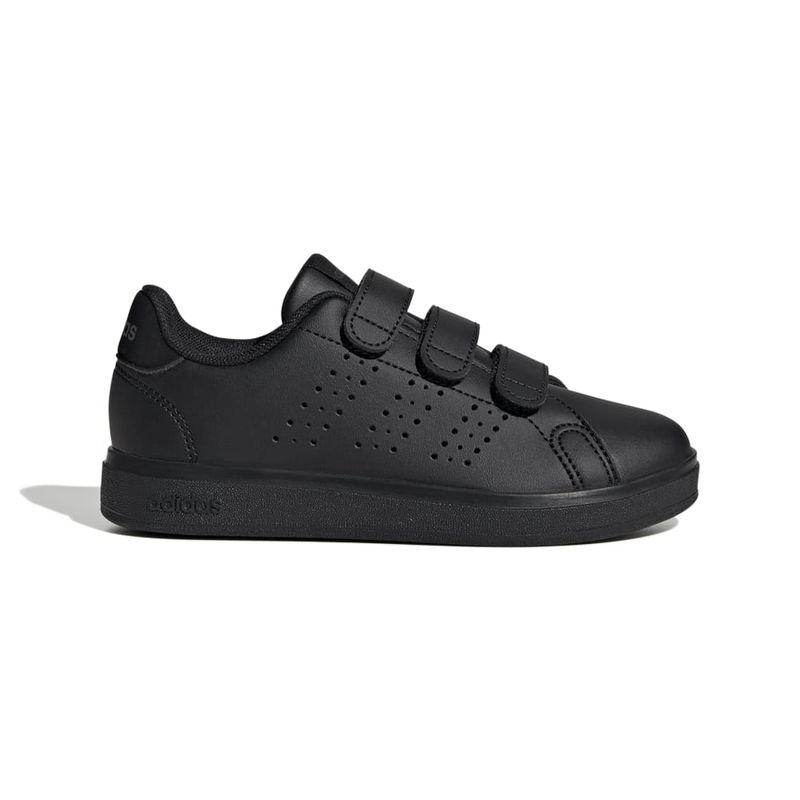 Tenis-adidas-para-niño-Advantage-Base-2.0-para-moda-color-negro.-Lateral-Externa-Derecha
