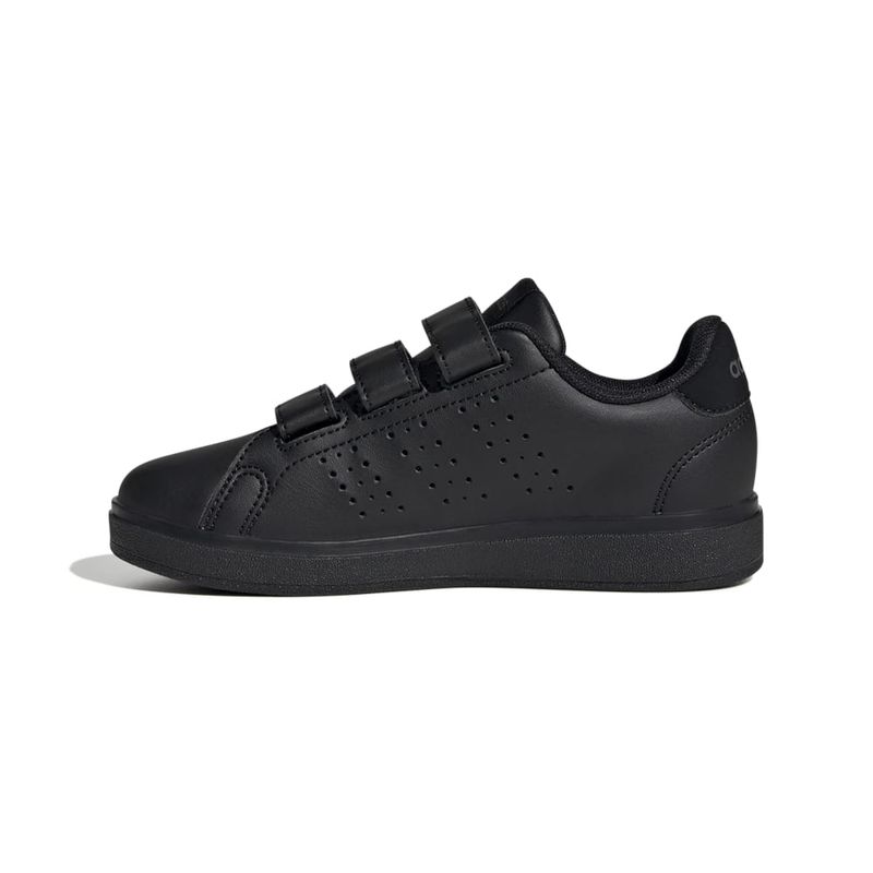 Tenis-adidas-para-niño-Advantage-Base-2.0-para-moda-color-negro.-Lateral-Interna-Izquierda