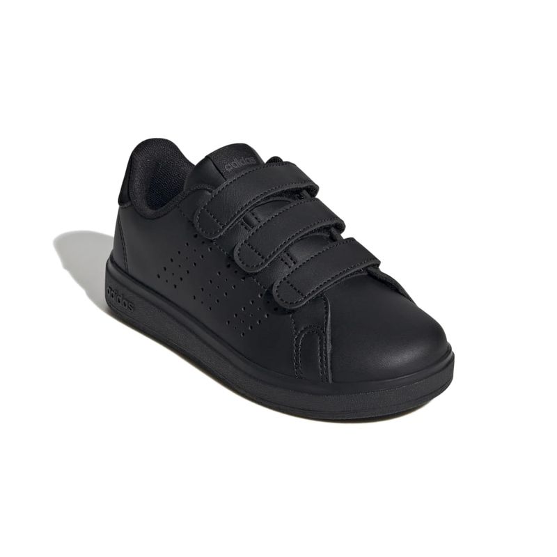 Tenis-adidas-para-niño-Advantage-Base-2.0-para-moda-color-negro.-Par-Alineados