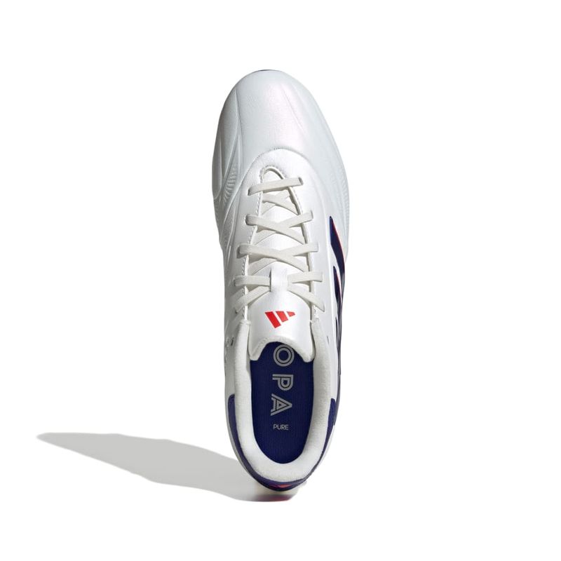 Guayos-adidas-para-hombre-Copa-Pure-2-League-Fg-para-futbol-color-blanco.-Capellada
