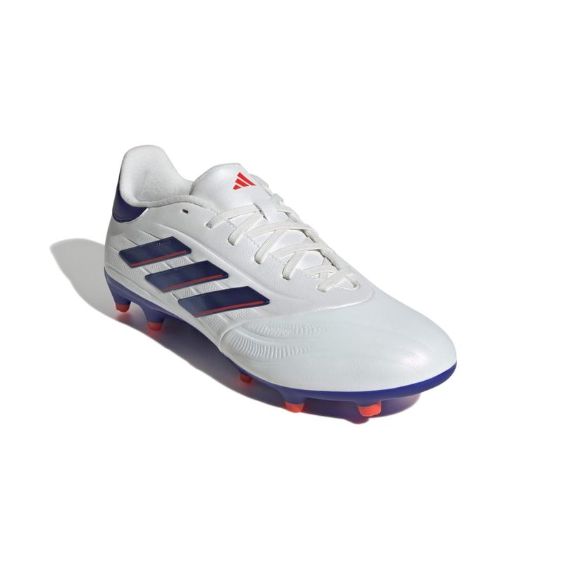 Guayos-adidas-para-hombre-Copa-Pure-2-League-Fg-para-futbol-color-blanco.-Par-Alineados