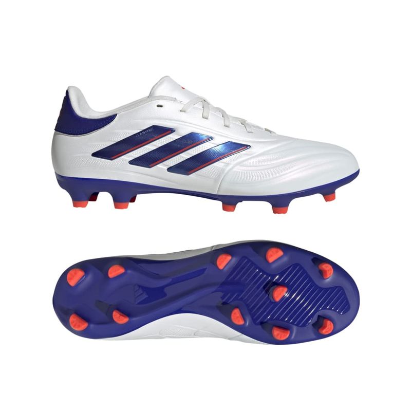 Guayos-adidas-para-hombre-Copa-Pure-2-League-Fg-para-futbol-color-blanco.-Detalle-1