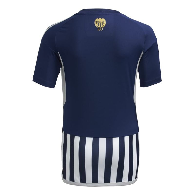 Camiseta-Manga-Corta-adidas-para-mujer-Junior-A-Jsy-W-24-para-futbol-color-multicolor.-Reverso-Sin-Modelo