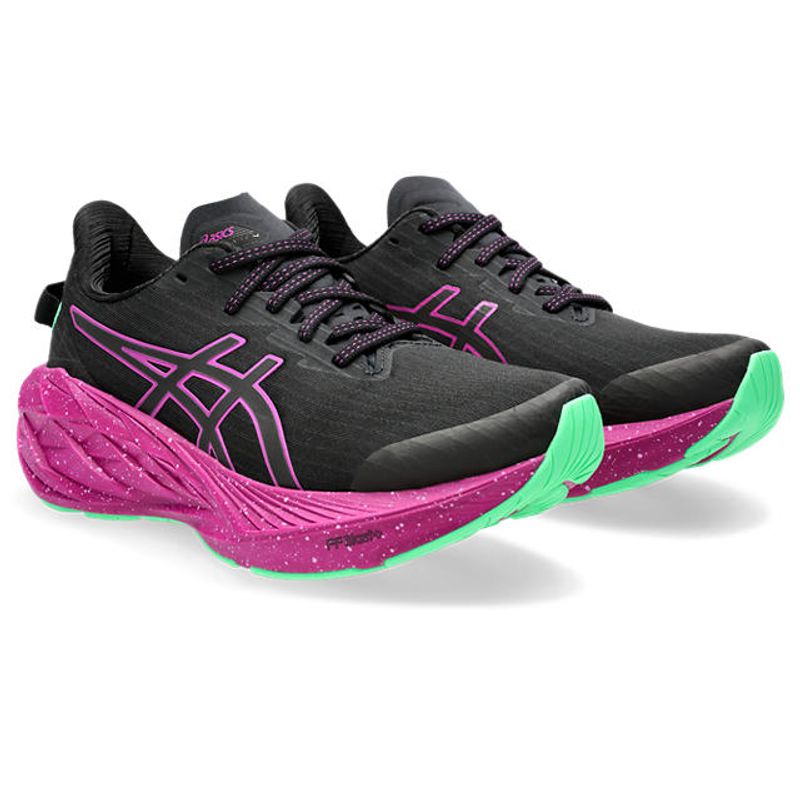 Tenis-asics-para-mujer-Novablast-4-Lite-Show-para-correr-color-rosado.-Par-Alineados