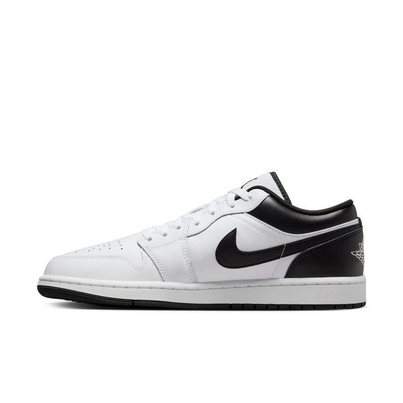 Tenis-nike-para-hombre-Air-Jordan-1-Low-para-moda-color-blanco.-Lateral-Interna-Derecha