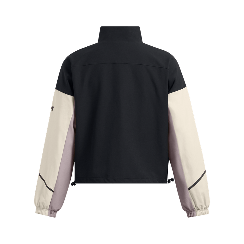Camiseta-Manga-Larga-under-armour-para-mujer-Unstoppable-Jacket-para-entrenamiento-color-negro.-Reverso-Sin-Modelo