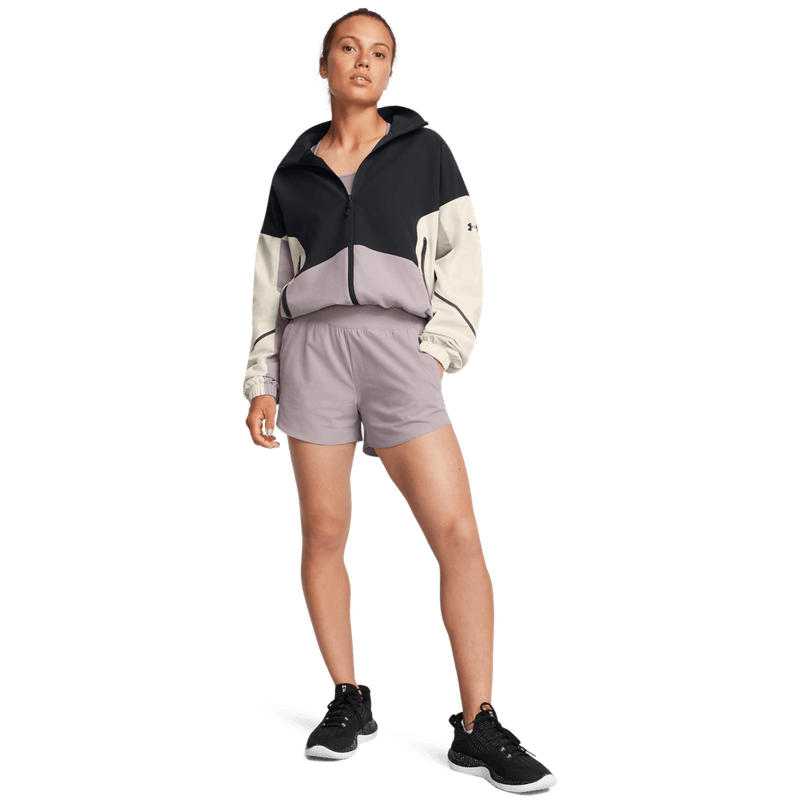 Camiseta-Manga-Larga-under-armour-para-mujer-Unstoppable-Jacket-para-entrenamiento-color-negro.-Outfit-Completo
