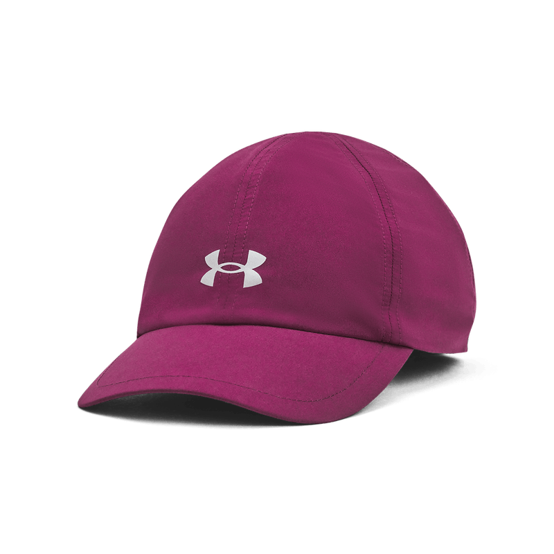 Gorra-under-armour-para-mujer-W-Launch-Adj-para-correr-color-morado.-Frente-Sin-Modelo