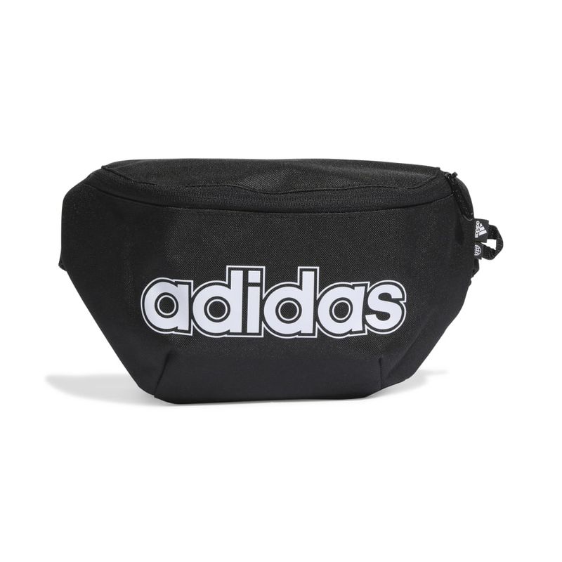 Canguro-adidas-para-hombre-Daily-Waistbag-para-moda-color-negro.-Frente