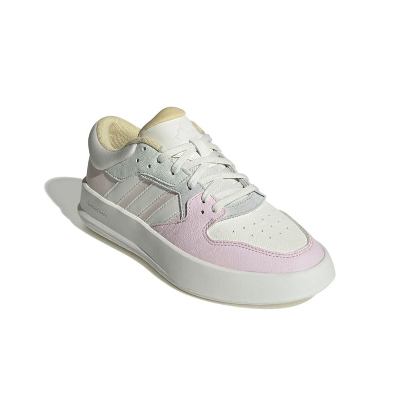 Tenis-adidas-para-mujer-Court-24-para-moda-color-rosado.-Par-Alineados