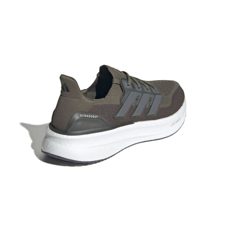 Tenis-adidas-para-hombre-Ultraboost-5-para-correr-color-verde.-Talon